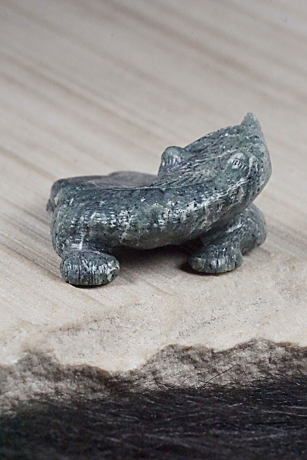 Badger Zuni Fetish Carving - Karen Zunie