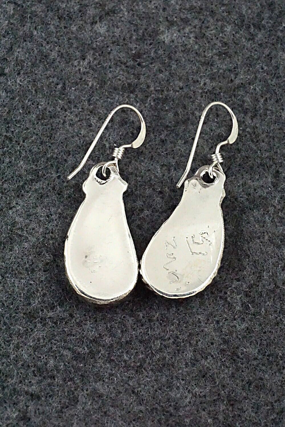 Mother of Pearl & Sterling Silver Inlay Earrings - Susie Lowsayatee