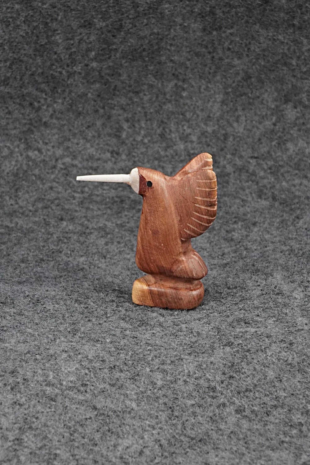 Hummingbird Zuni Fetish Carving - Justin Red Elk
