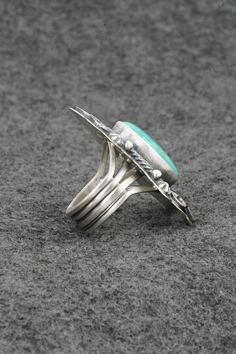 Turquoise & Sterling Silver Ring - Randy Boyd - Size 6