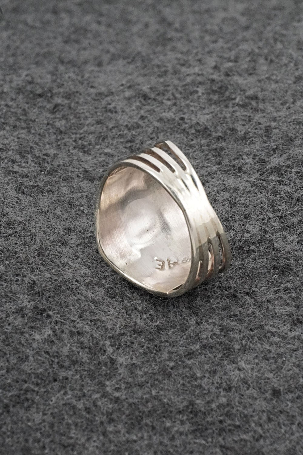 Opalite & Sterling Silver Ring - Andrew Enrico - Size 9