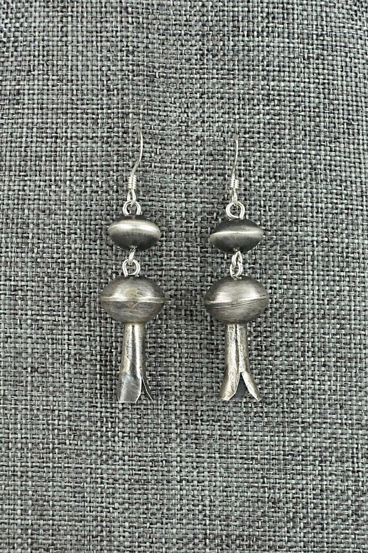 Sterling Silver Navajo Pearl Earrings - Presley Haley