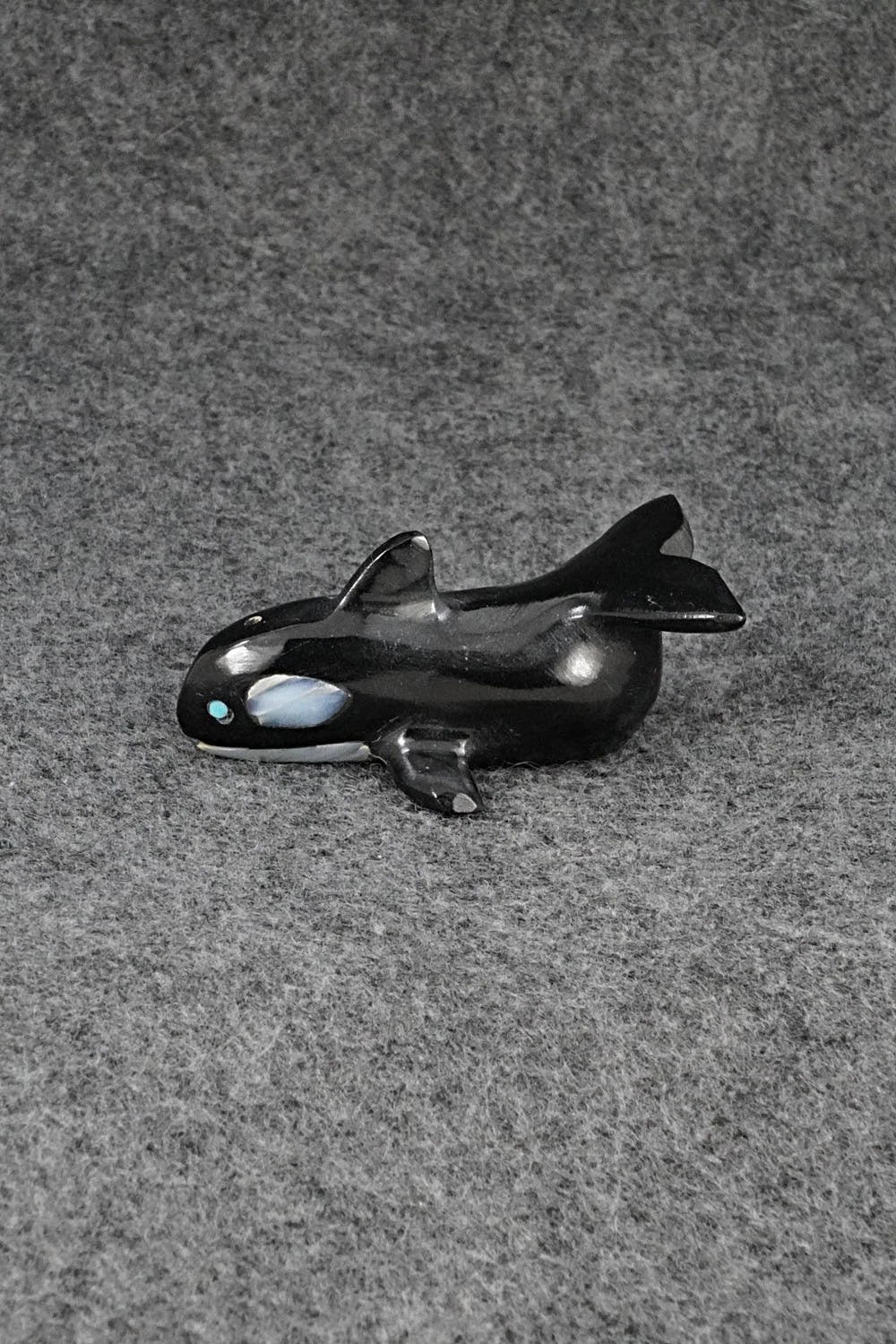 Whale Zuni Fetish Carving - Calvert Bowannie