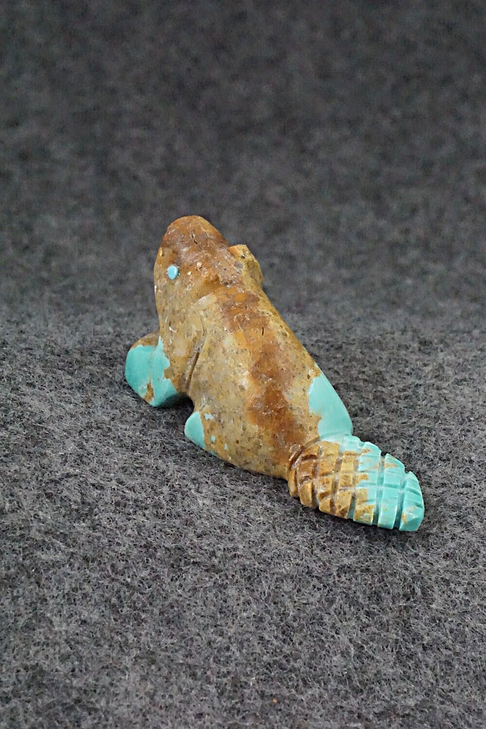 Beaver Zuni Fetish Carving - Reynold Lunasee