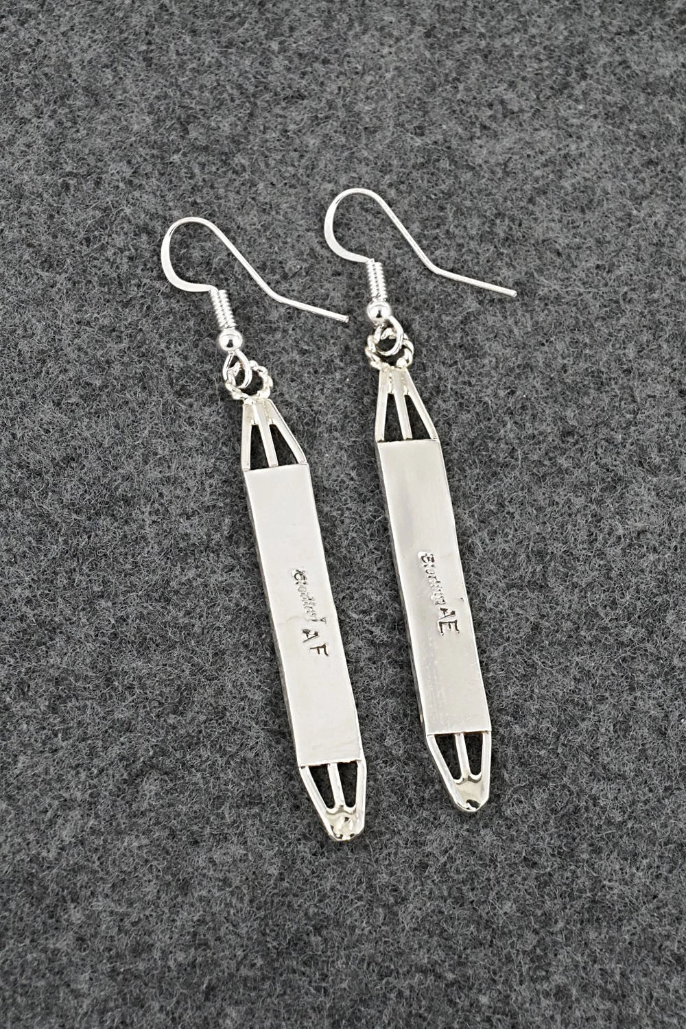 Turquoise & Sterling Silver Earrings - Andrew Enrico