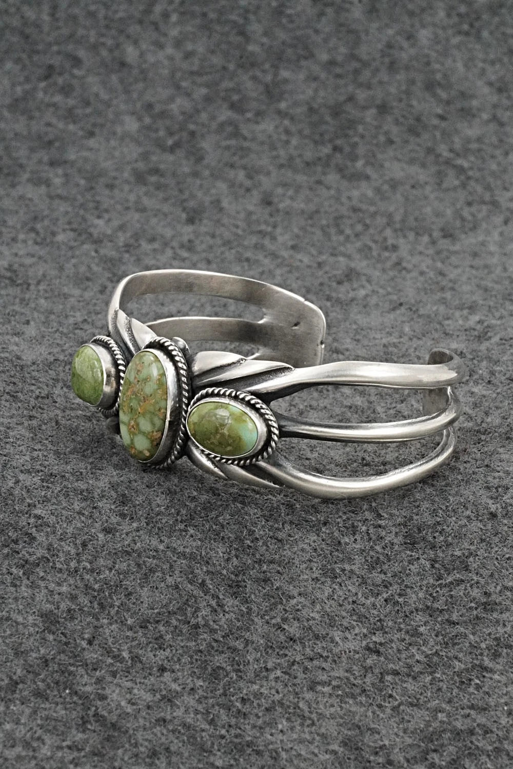 Turquoise & Sterling Silver Bracelet - Eugene Gruber