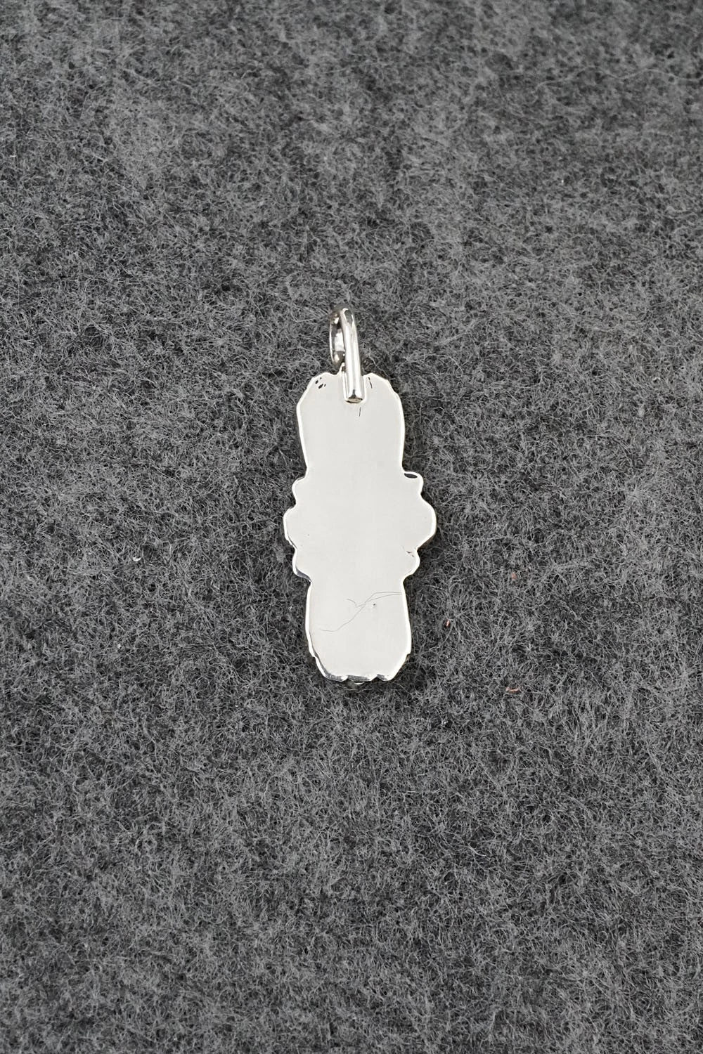 Turquoise and Sterling Silver Pendant - Arven Pablito