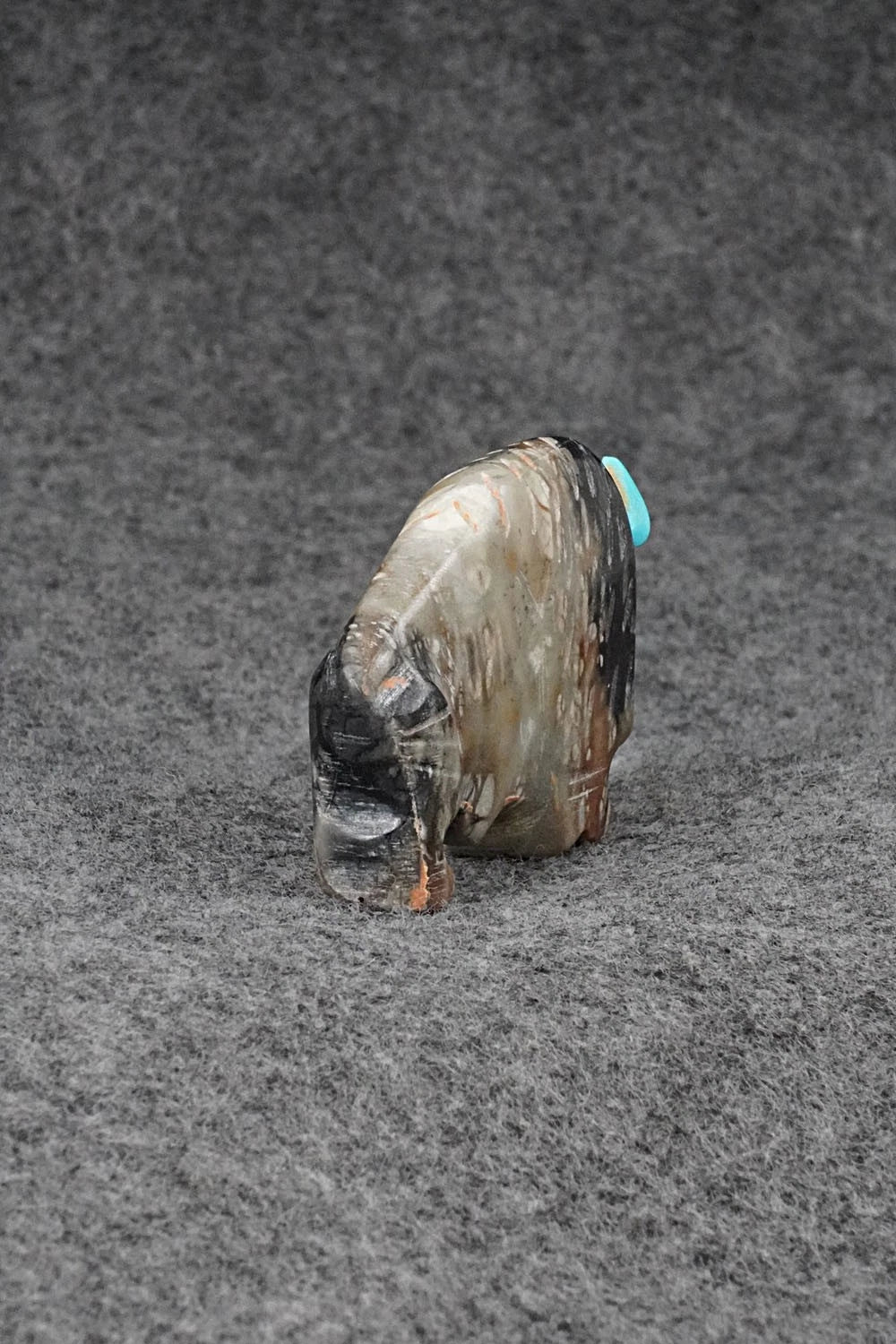 Buffalo Zuni Fetish Carving - Todd Etsate