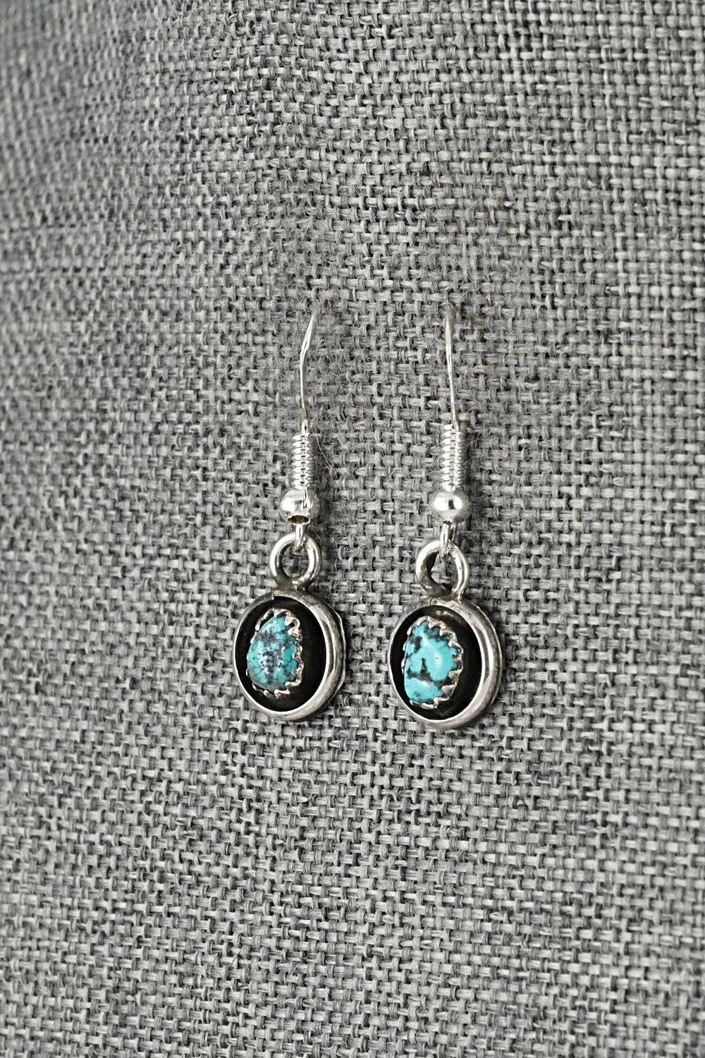 Turquoise & Sterling Silver Squash Blossom Set - Phil Garcia