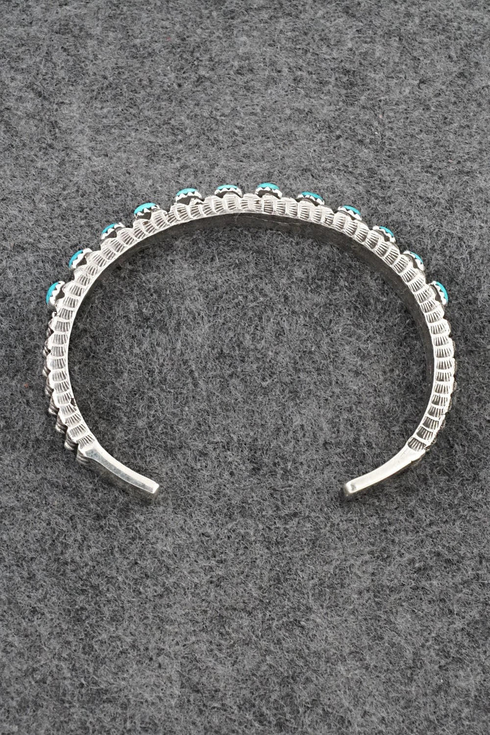 Turquoise & Sterling Silver Bracelet - Ernest Rangel