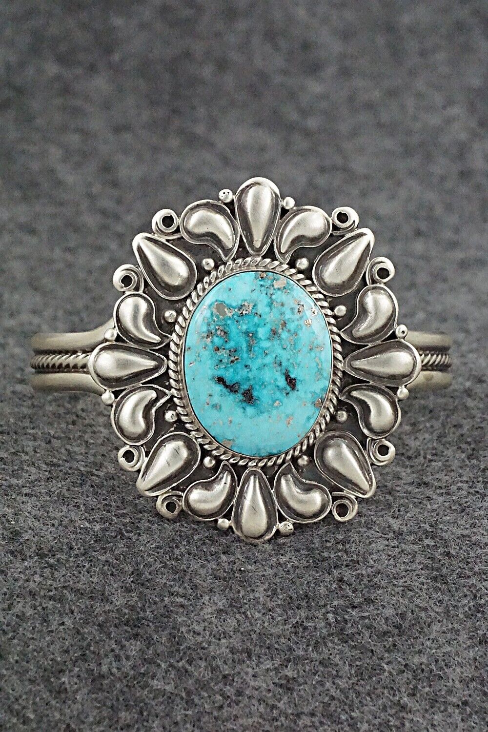 Turquoise & Sterling Silver Bracelet - Derrick Gordon