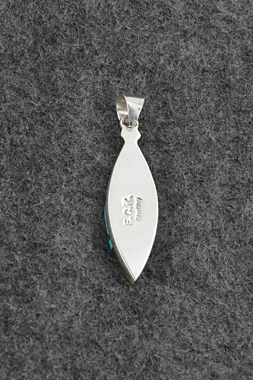 Multi-Stone & Sterling Silver Pendant - Cleo Kallestewa