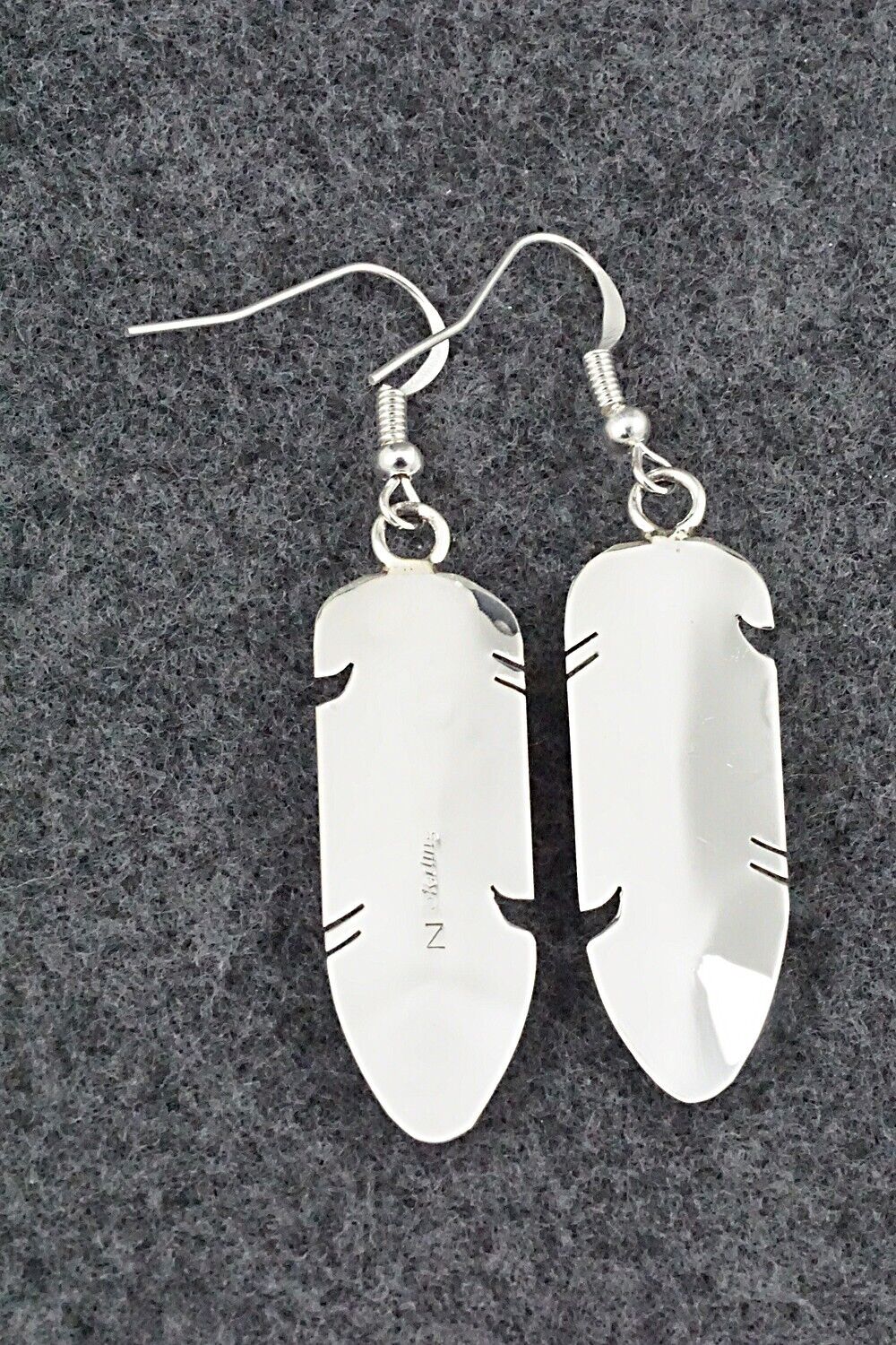 Multi-Stone & Sterling Silver Inlay Earrings - Marilyn Yazzie