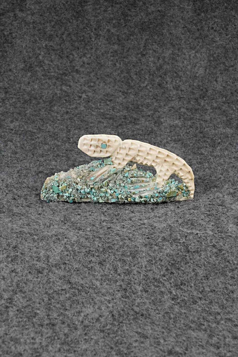 Lizard Zuni Fetish Carving - Jensen Charlie