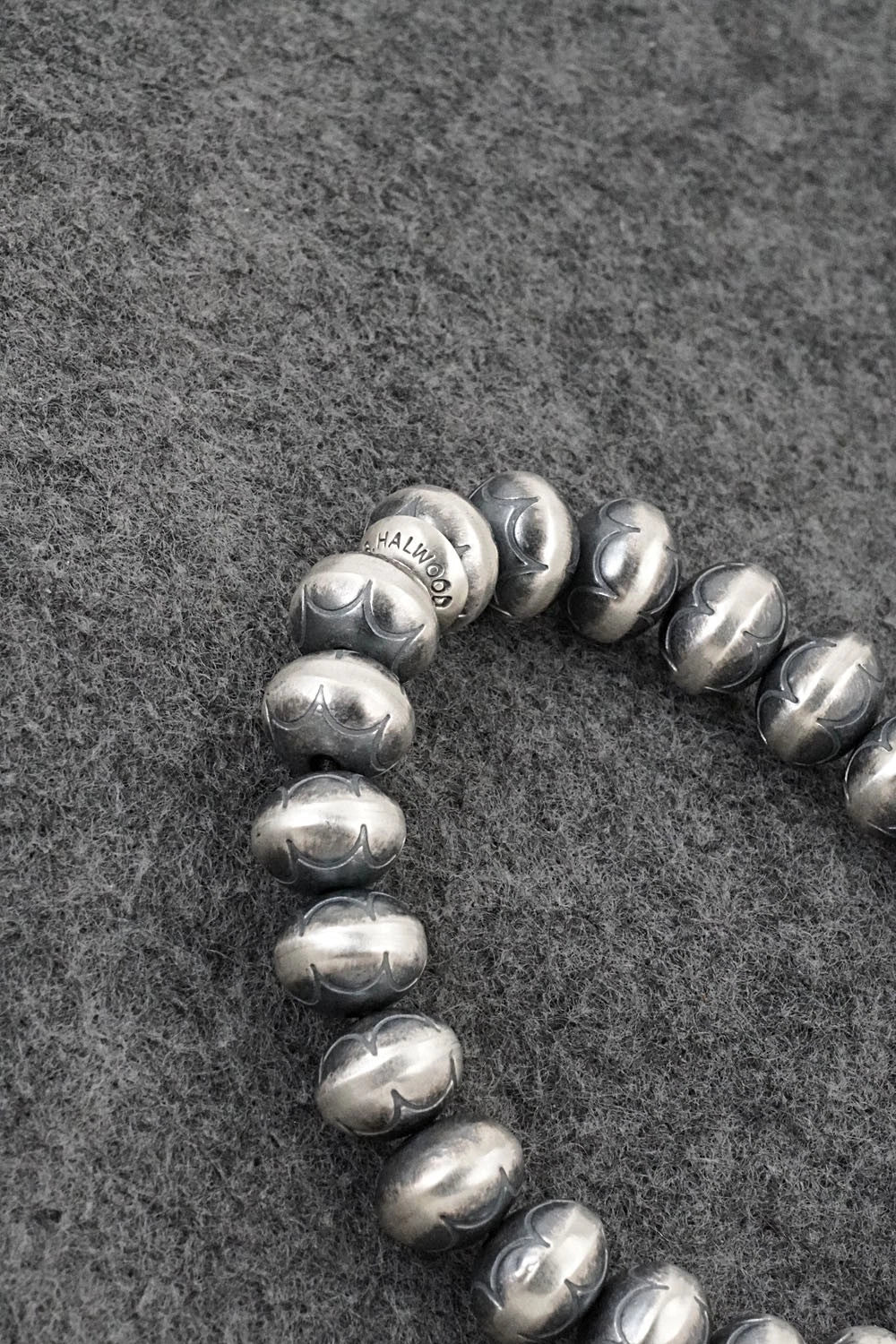 Sterling Silver Navajo Pearl Bracelet - Bryannen Halwood