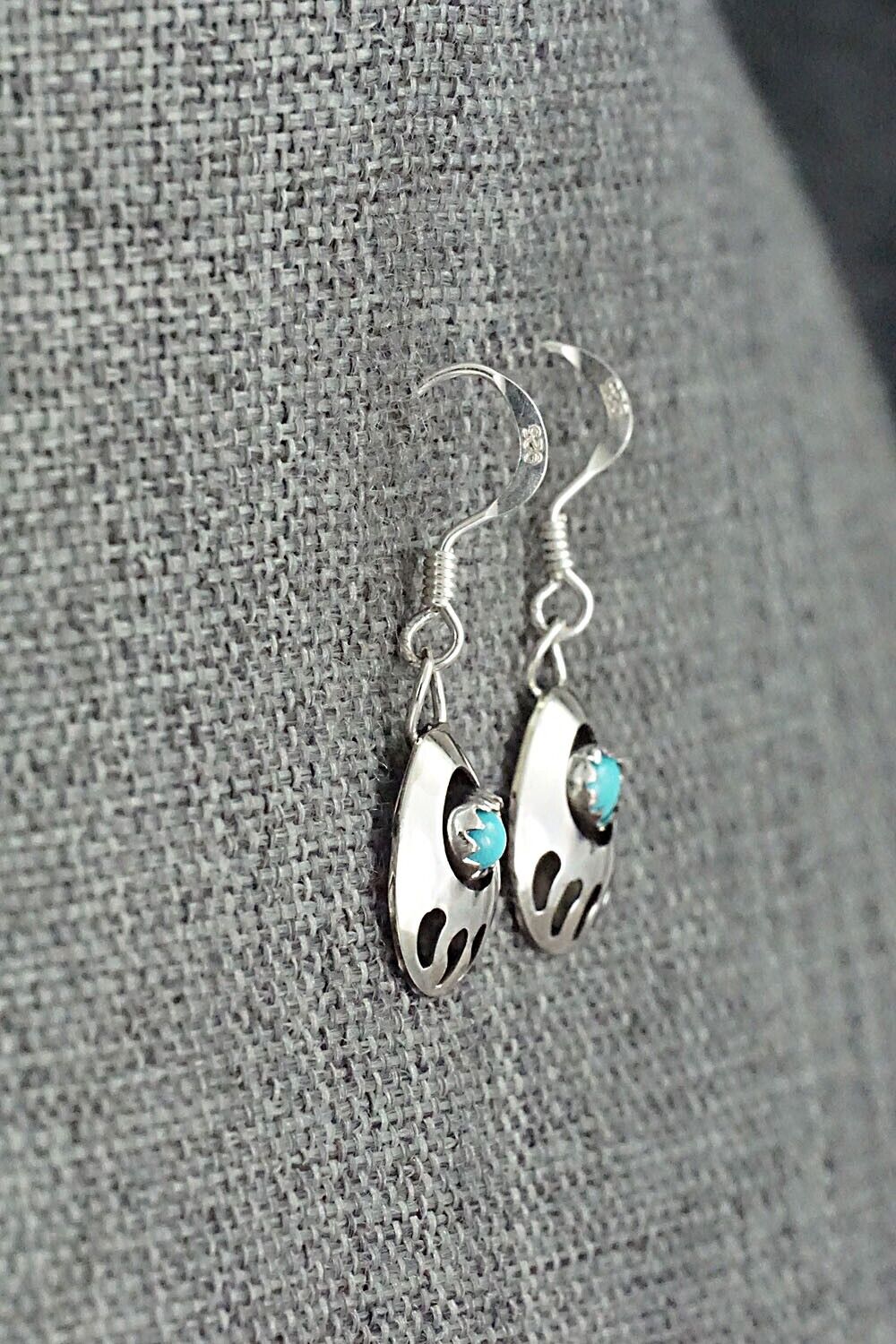 Turquoise & Sterling Silver Earrings - Janice Spencer