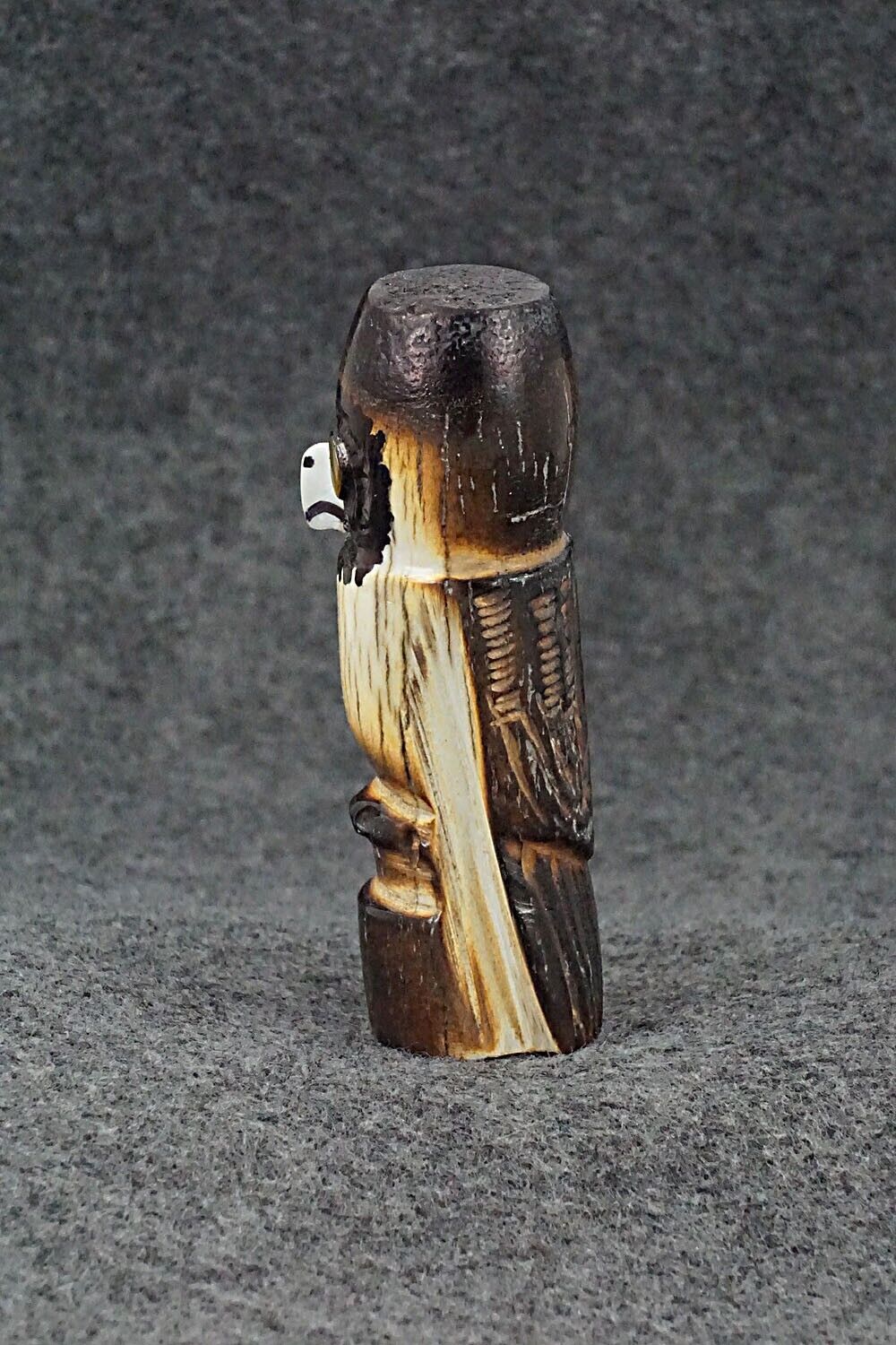 Owl Zuni Fetish Carving - Craig Haloo