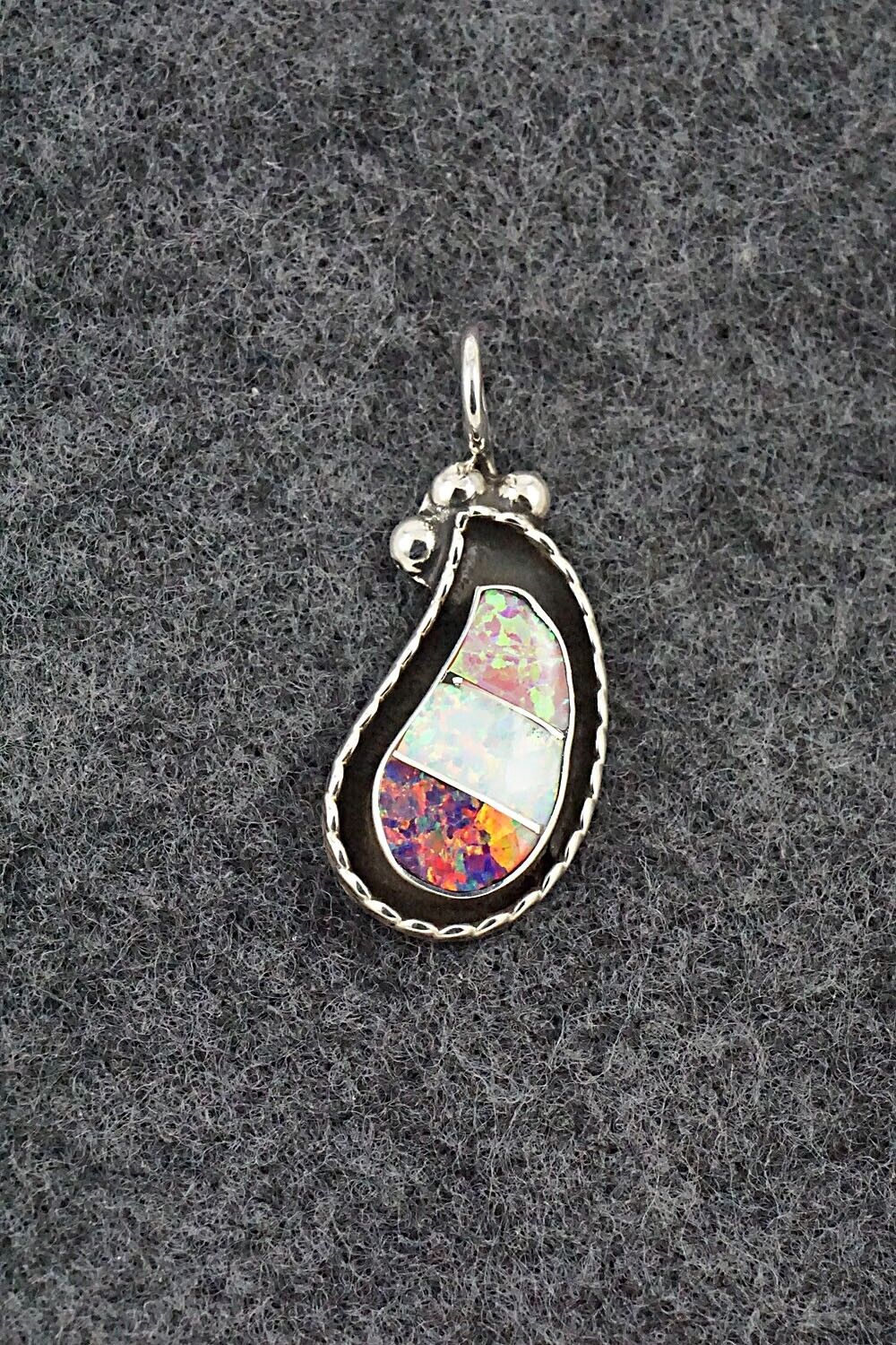 Opalite & Sterling Silver Pendant - Susie Lowsayatee