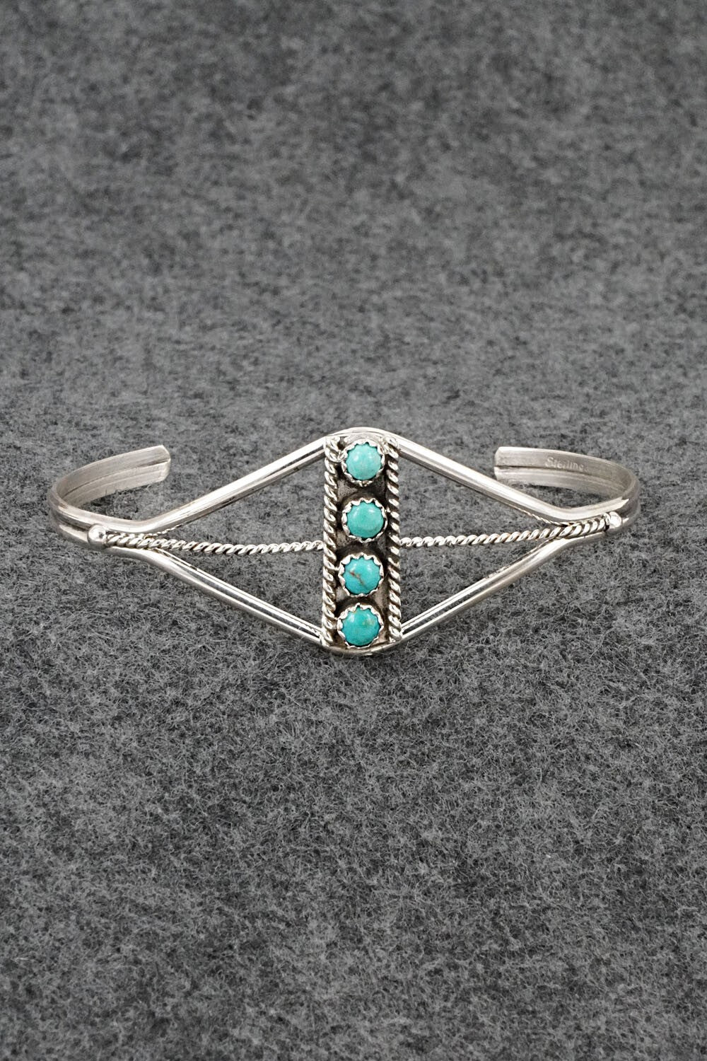 Turquoise & Sterling Silver Bracelet - Janice Spencer
