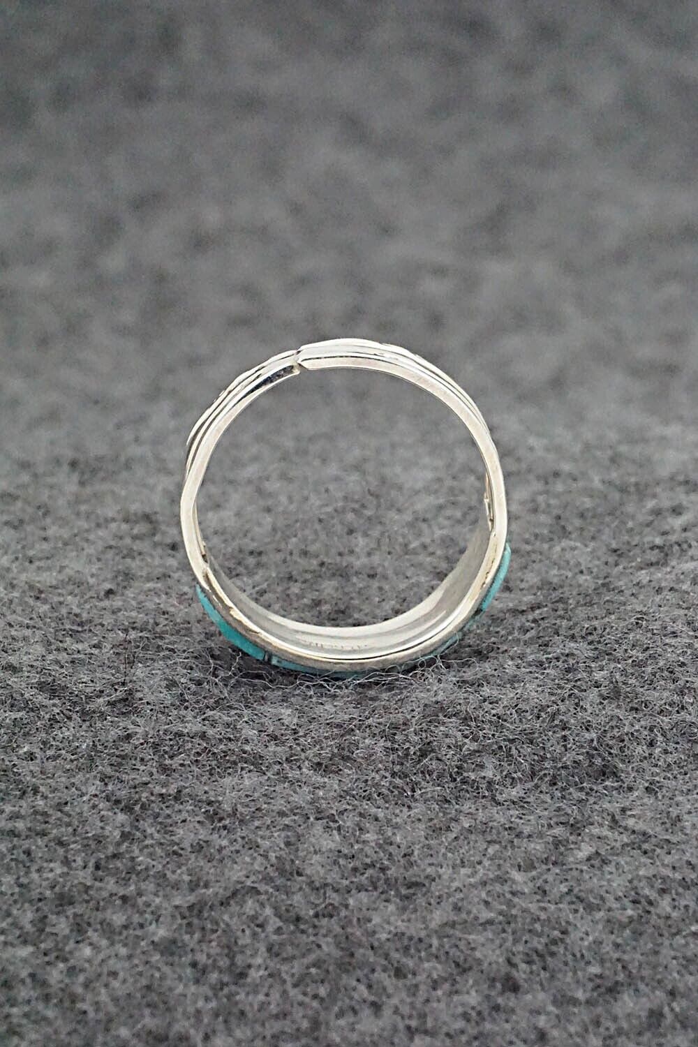 Turquoise & Sterling Silver Ring - Debbie Livingston - Size 9.25