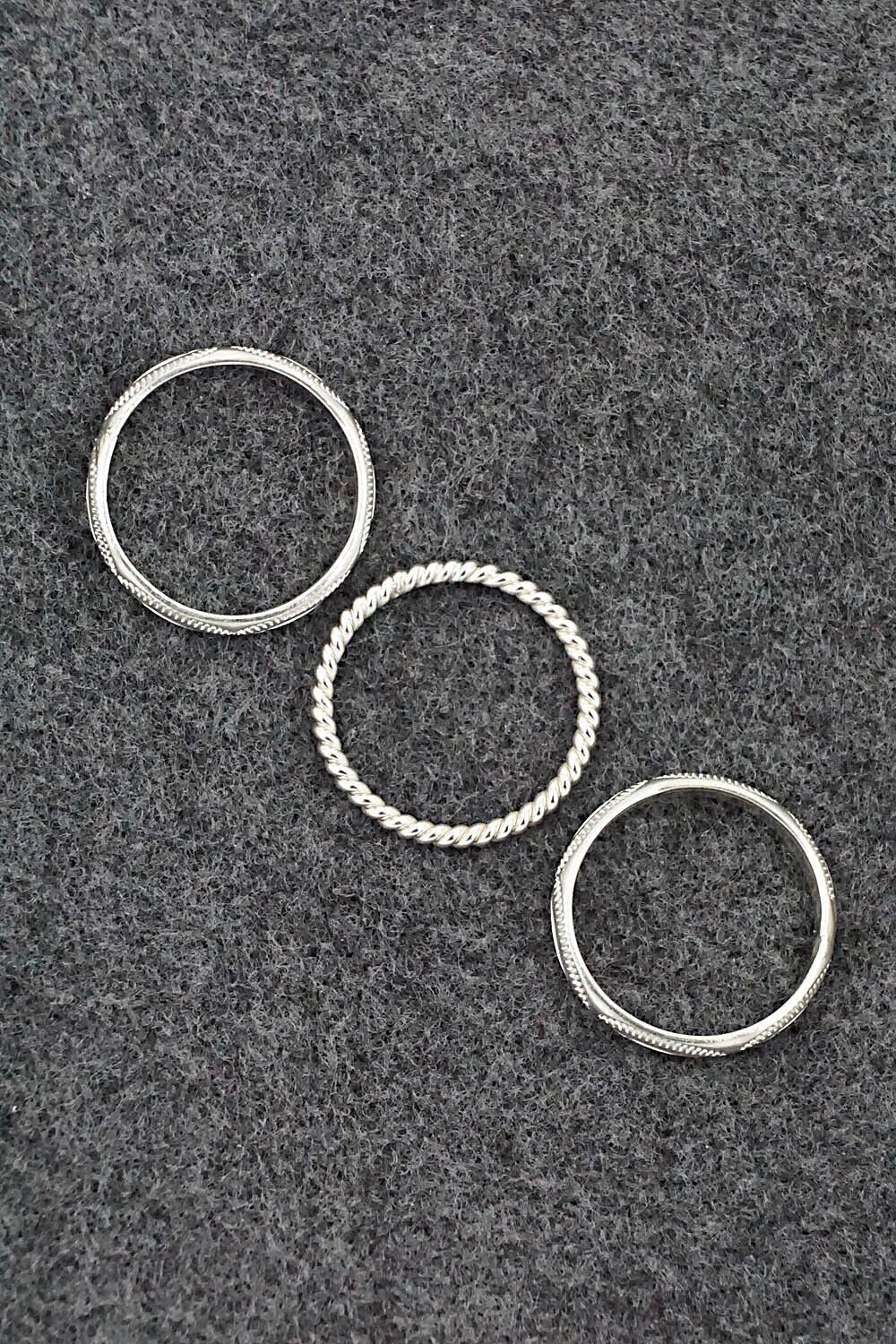 Sterling Silver Rings - Elaine Tahe - Size 8.5