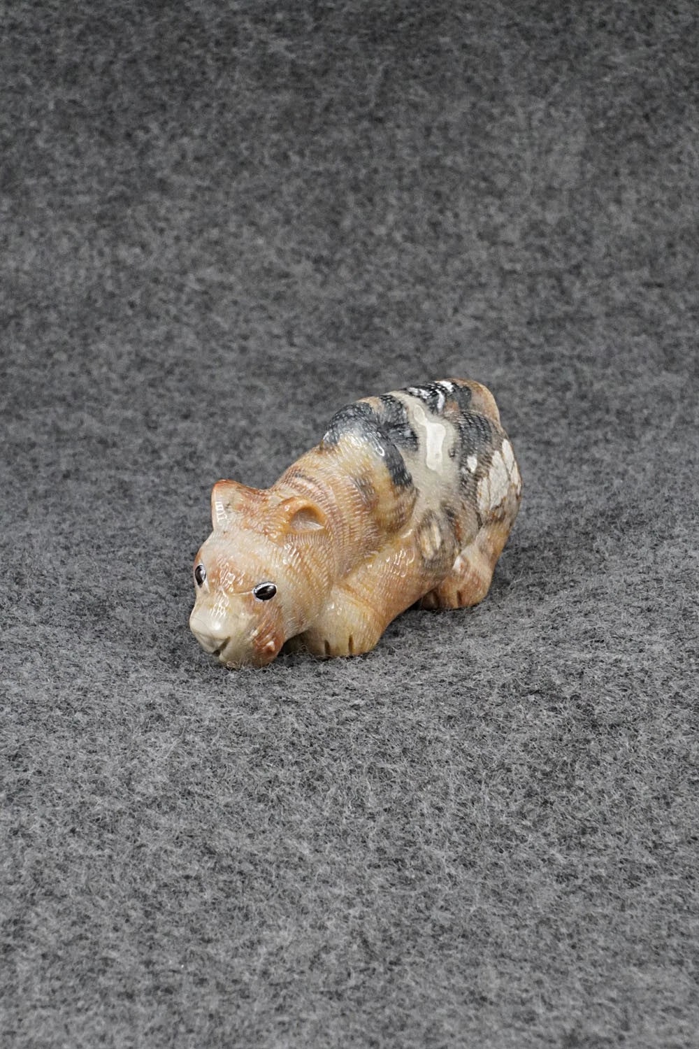 Mountain Lion Zuni Fetish Carving - Randy Lucio