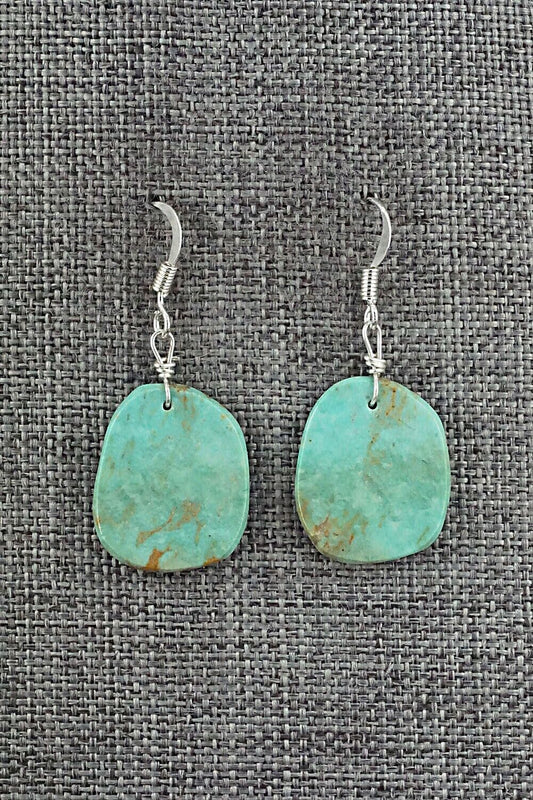 Turquoise & Sterling Silver Earrings - Joe Garcia