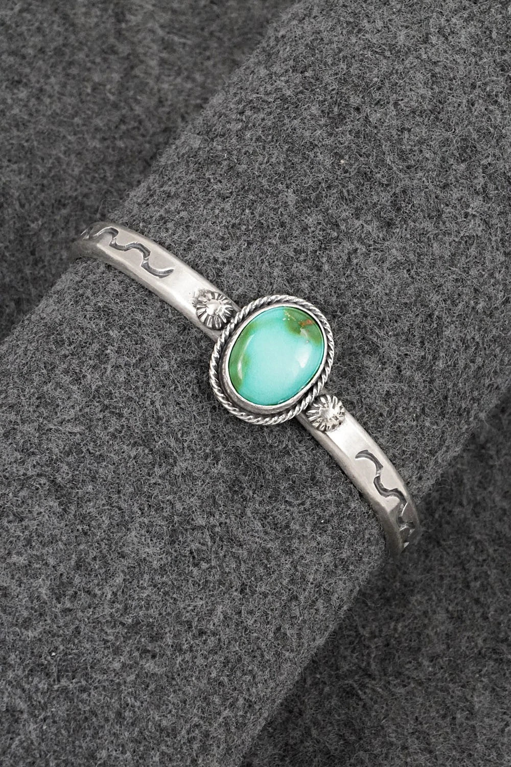Turquoise & Sterling Silver Bracelet - Samuel Yellowhair