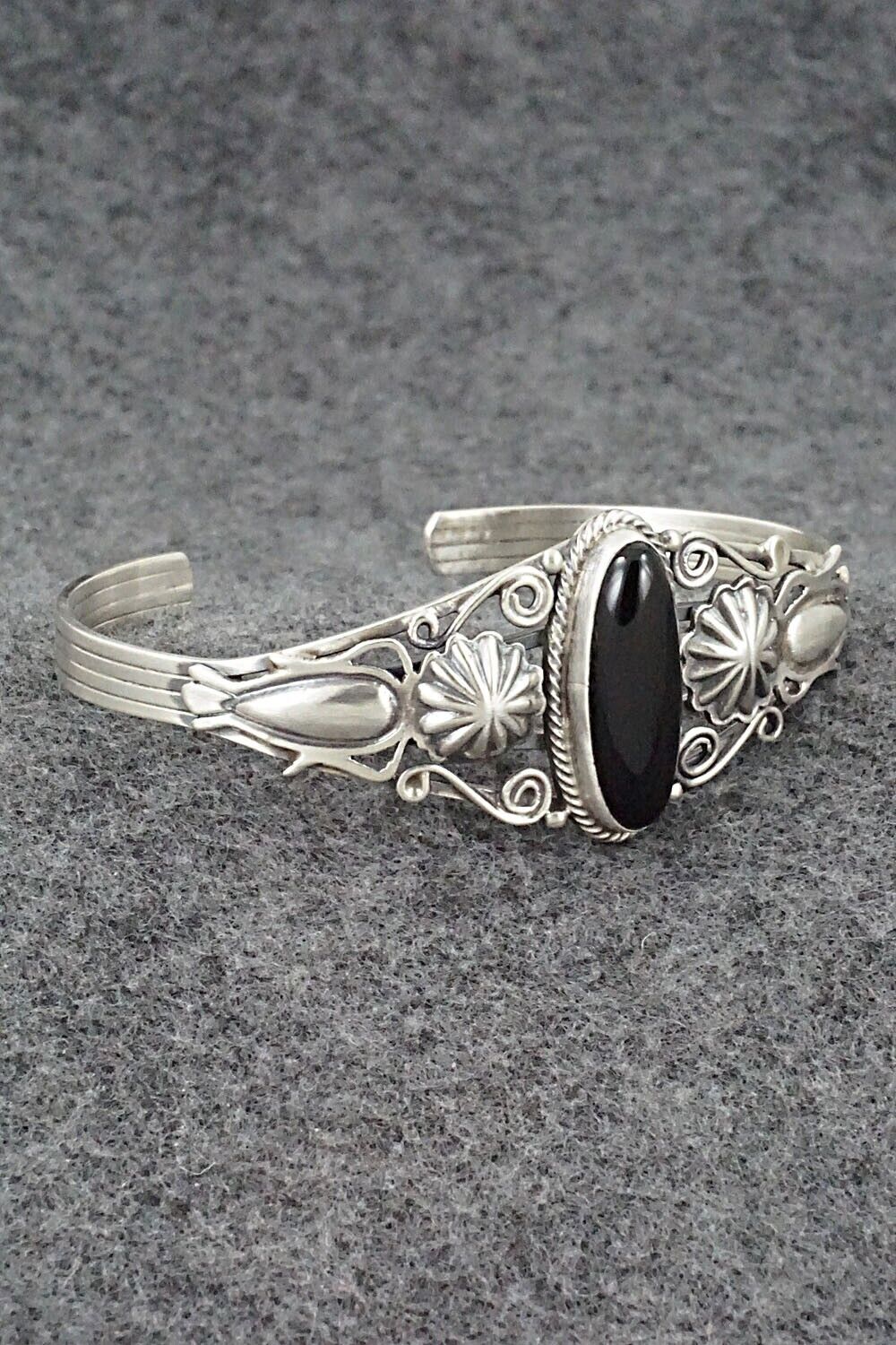 Onyx & Sterling Silver Bracelet - Andrew Vandever