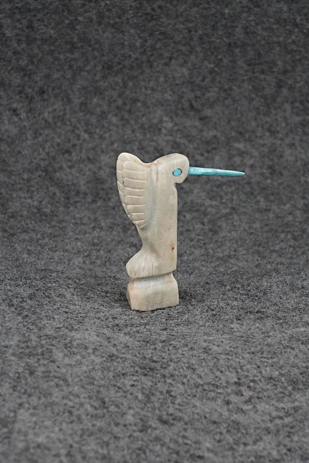 Hummingbird Zuni Fetish Carving - Justin Red Elk