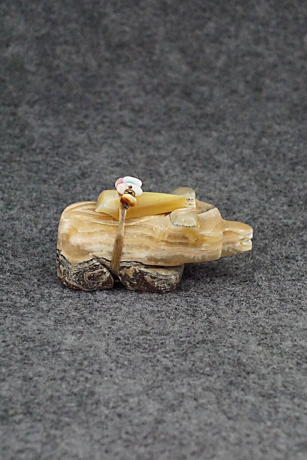 Badger Zuni Fetish Carving - Danny Lonjose