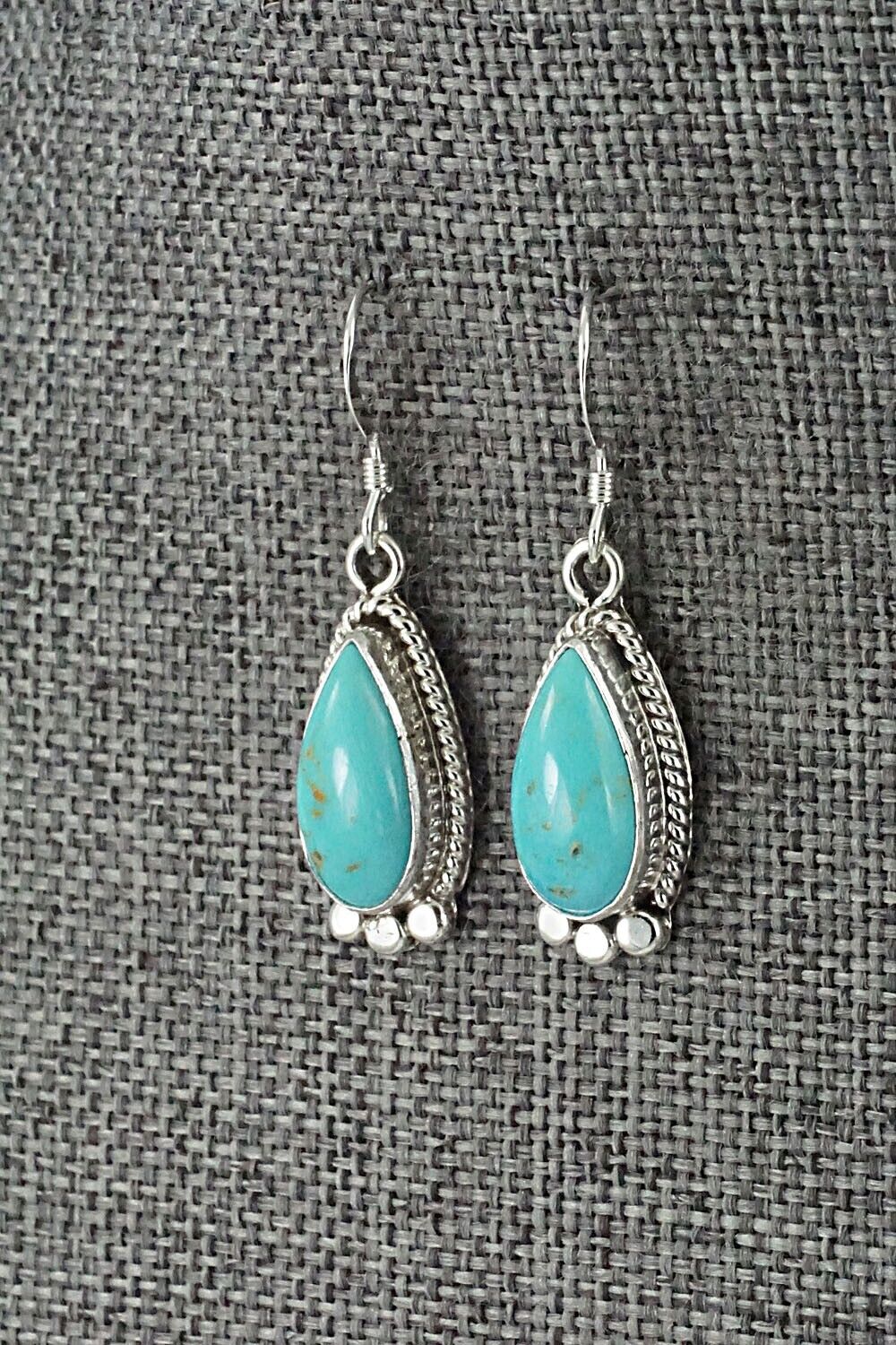 Turquoise and Sterling Silver Earrings - Sharon McCarthy