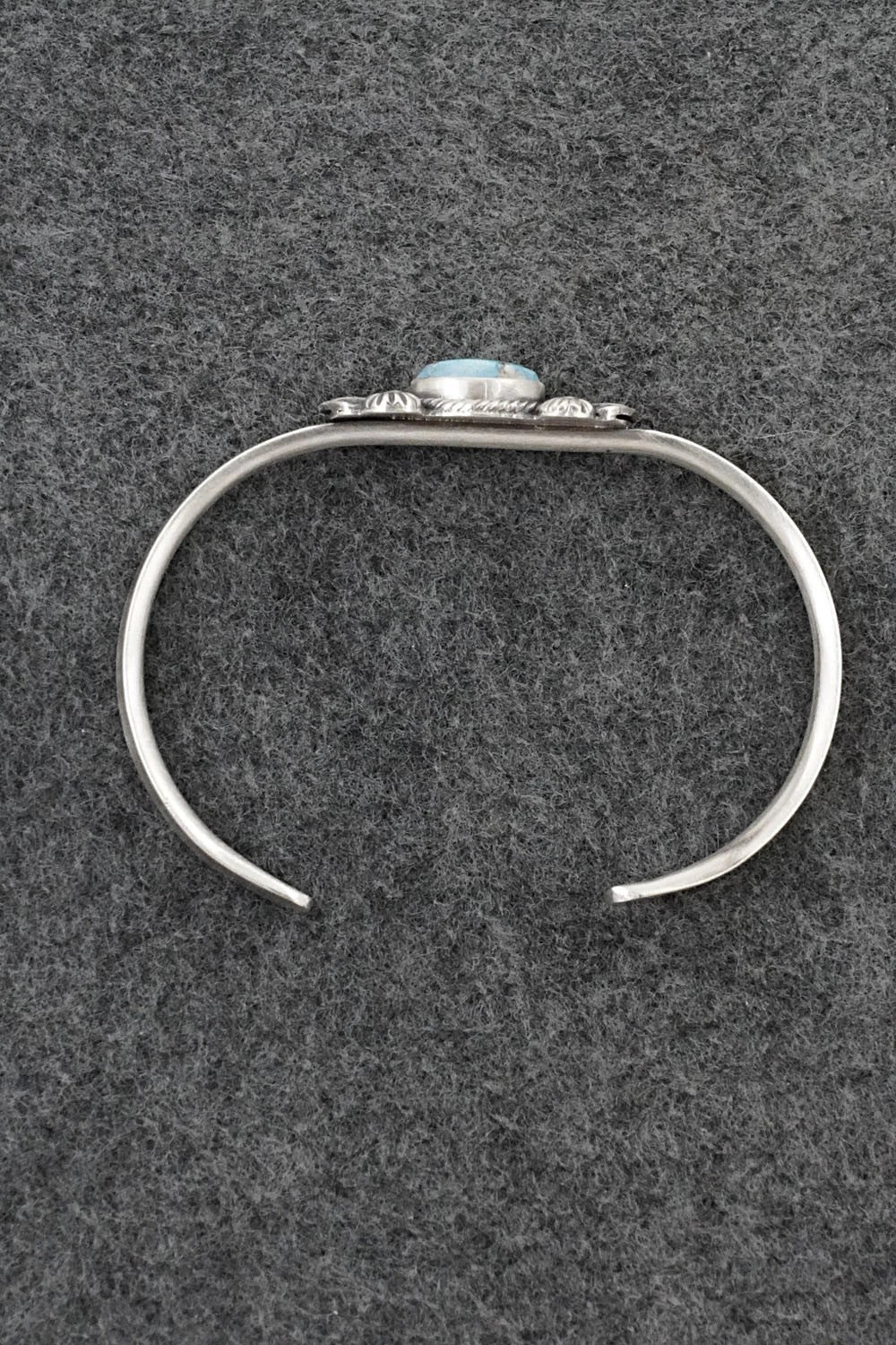 Turquoise & Sterling Silver Bracelet - Genevieve Francisco
