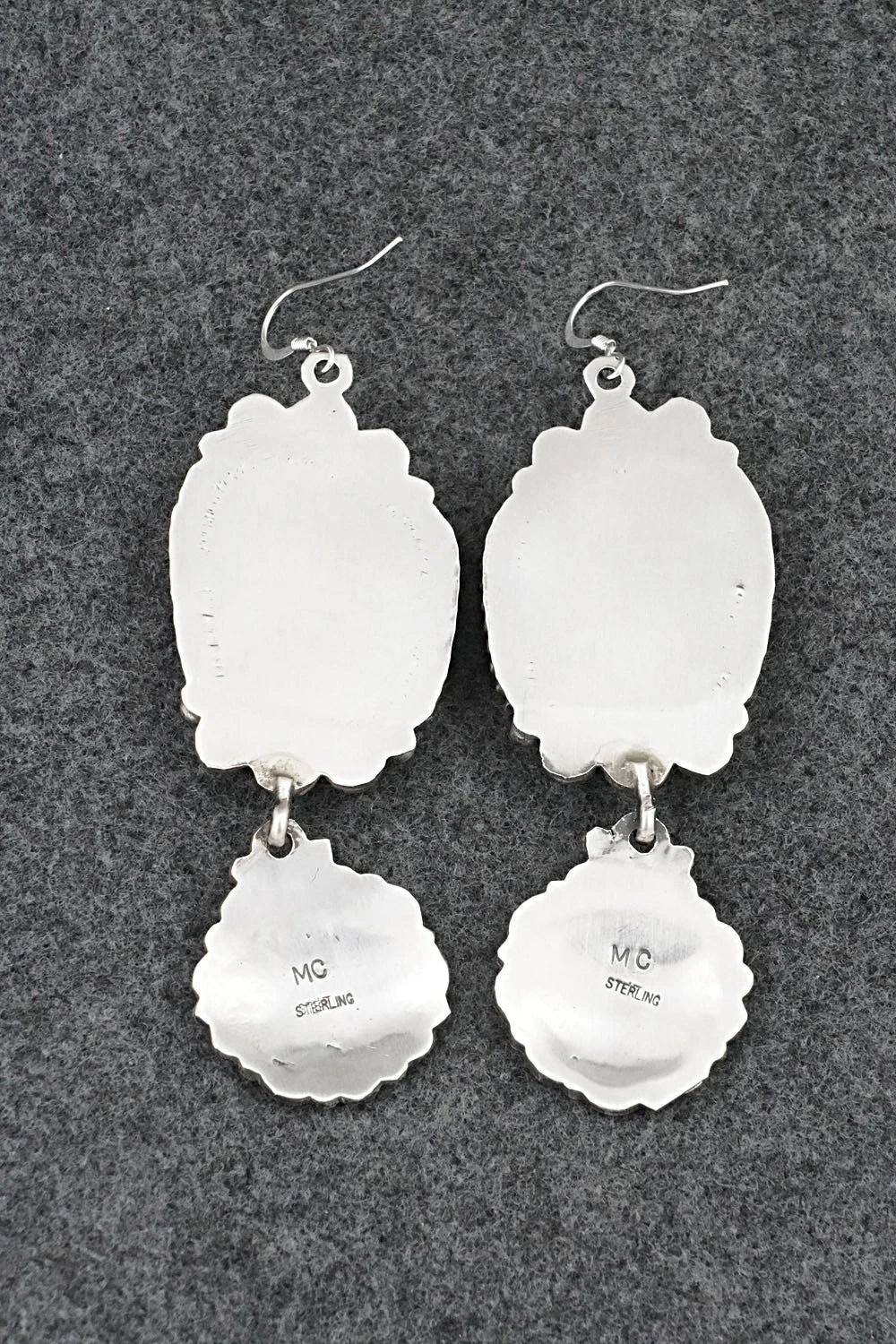 Turquoise & Sterling Silver Earrings - Michael Calladitto