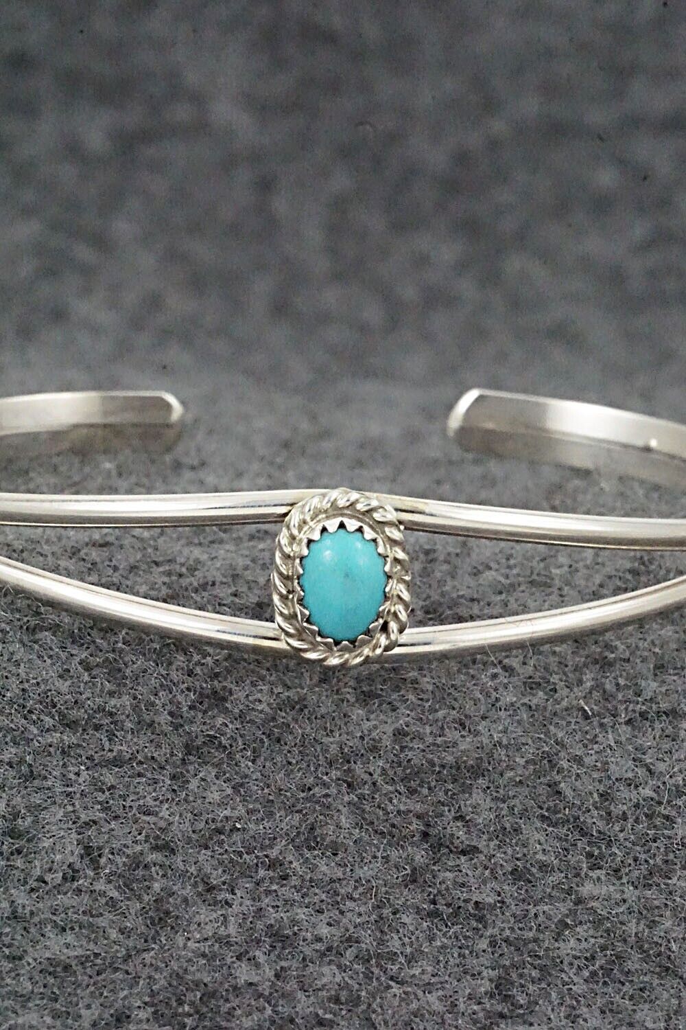 Turquoise & Sterling Silver Bracelet - Elton Cadman