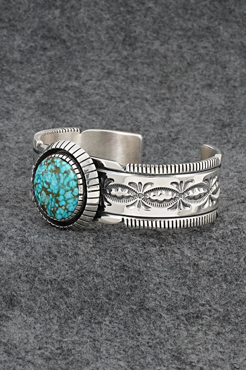 Turquoise & Sterling Silver Bracelet - Mark Yazzie