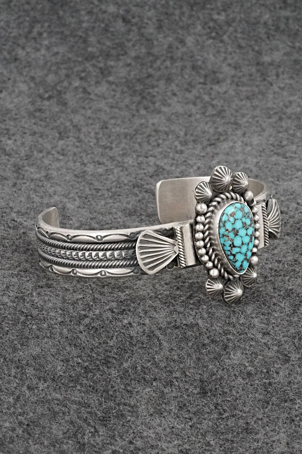 Turquoise & Sterling Silver Bracelet - Michael Calladitto