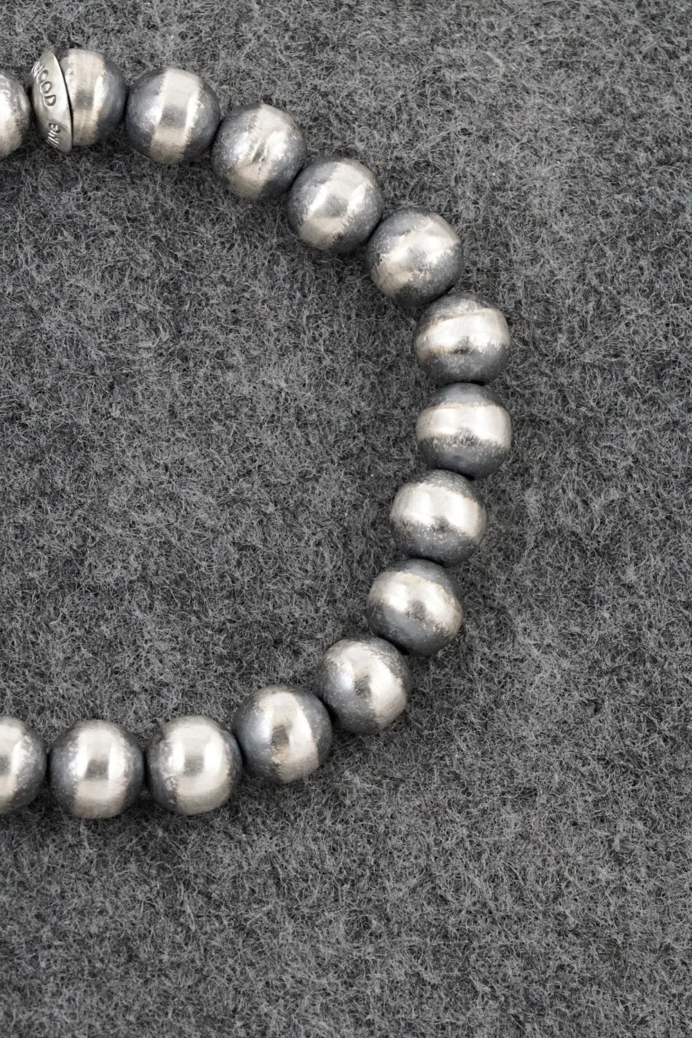 Sterling Silver Navajo Pearl Bracelet - Bryannen Halwood