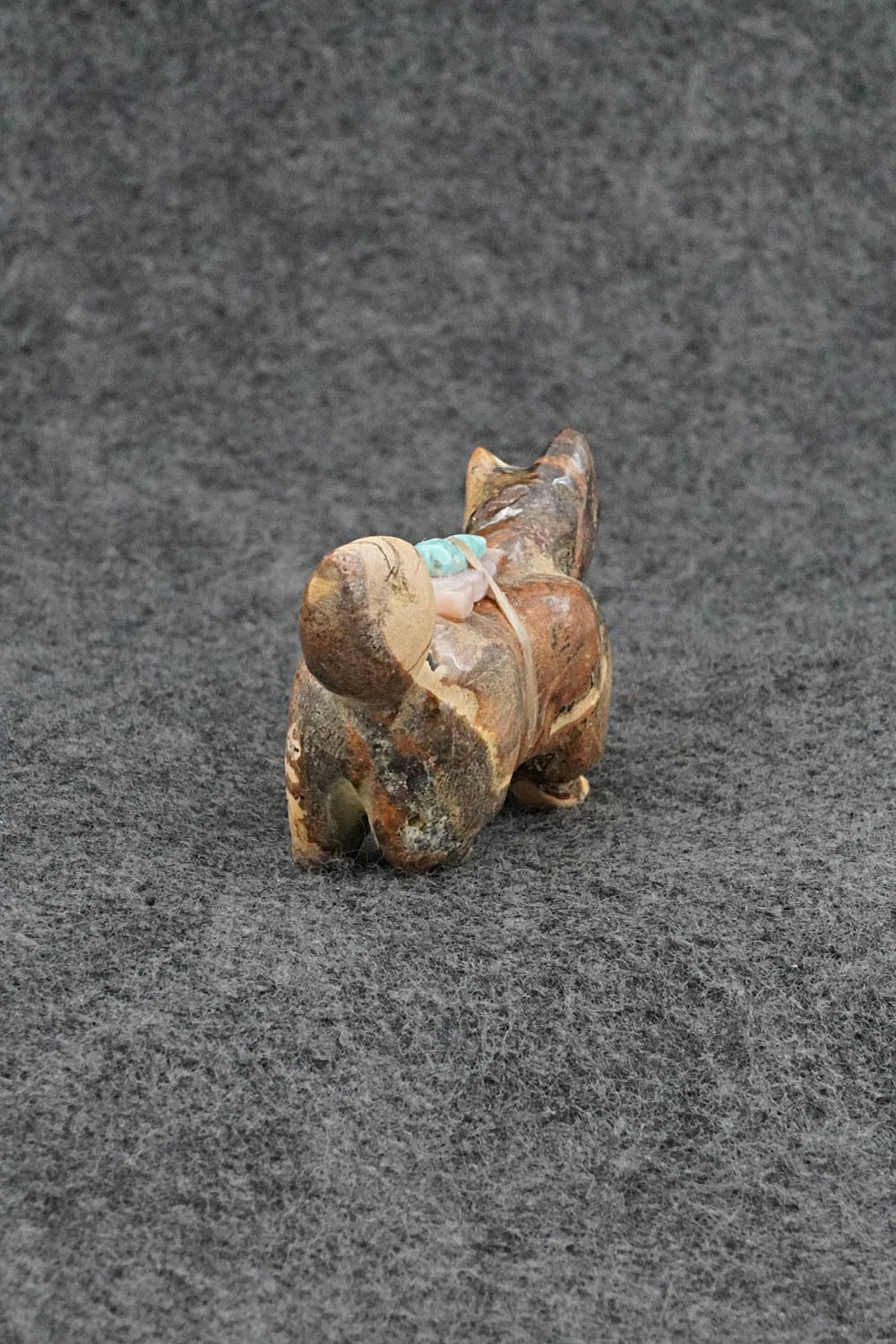 Wolf Zuni Fetish Carving - Freddie Leekya