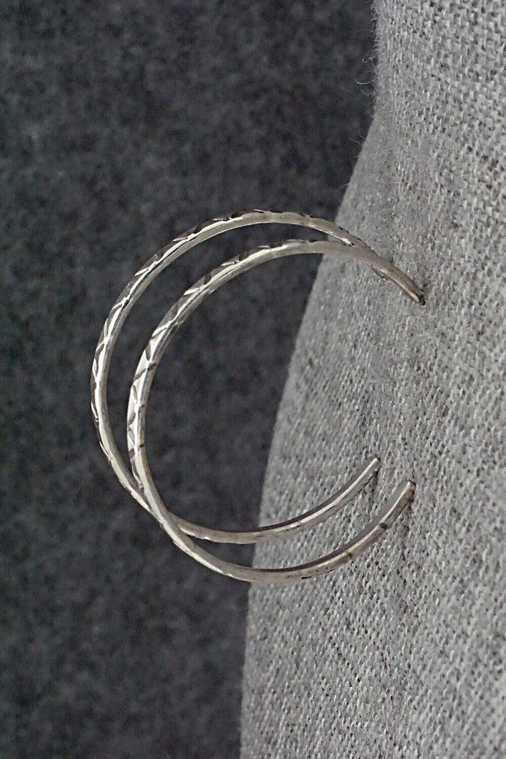 Sterling Silver Hoop Earrings - Elaine Tahe
