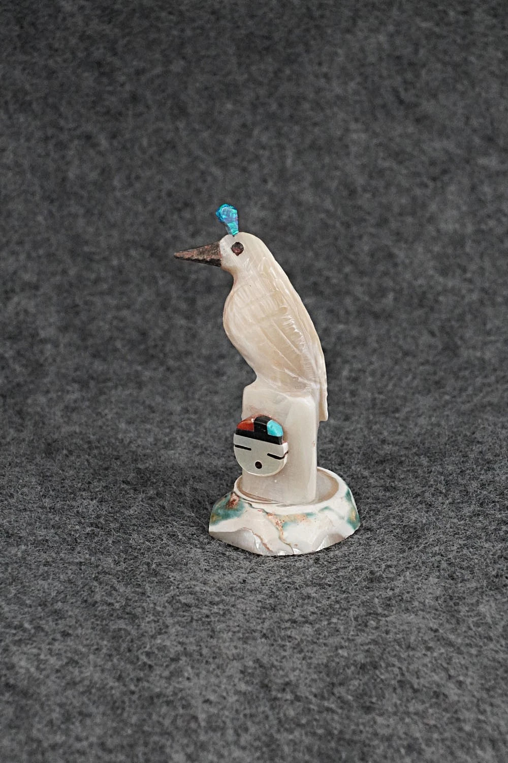 Quail Zuni Fetish Carving - Darrin Boone