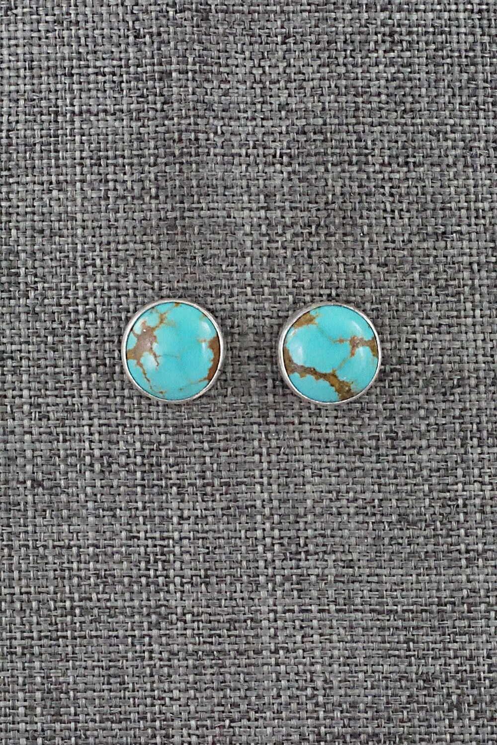 Turquoise & Sterling Silver Earrings - Marco Begaye