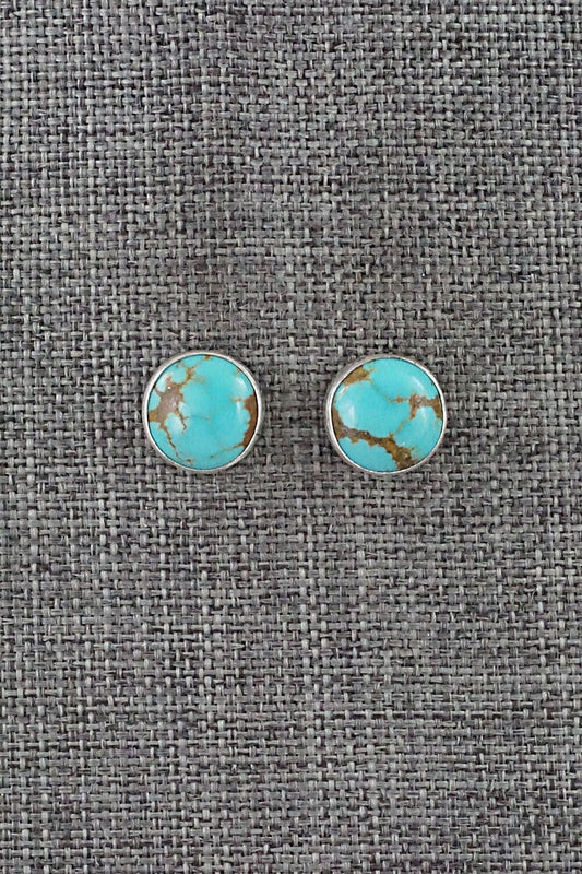 Turquoise & Sterling Silver Earrings - Marco Begaye