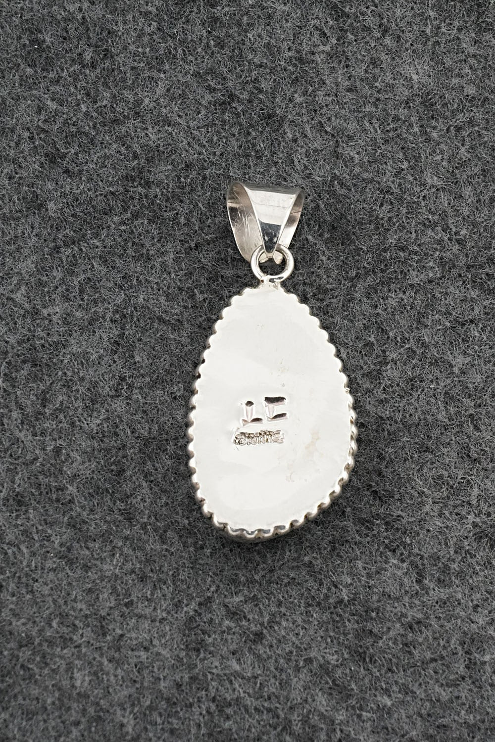 Turquoise & Sterling Silver Pendant - Larry Castillo