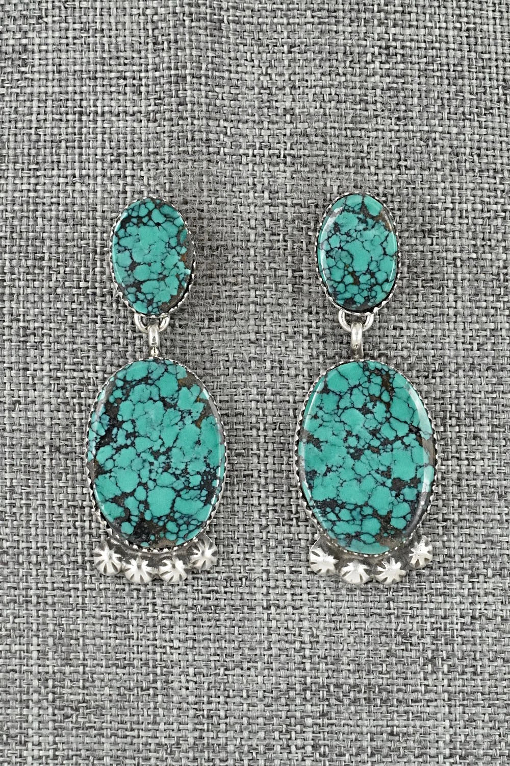 Turquoise & Sterling Silver Earrings - Selina Warner
