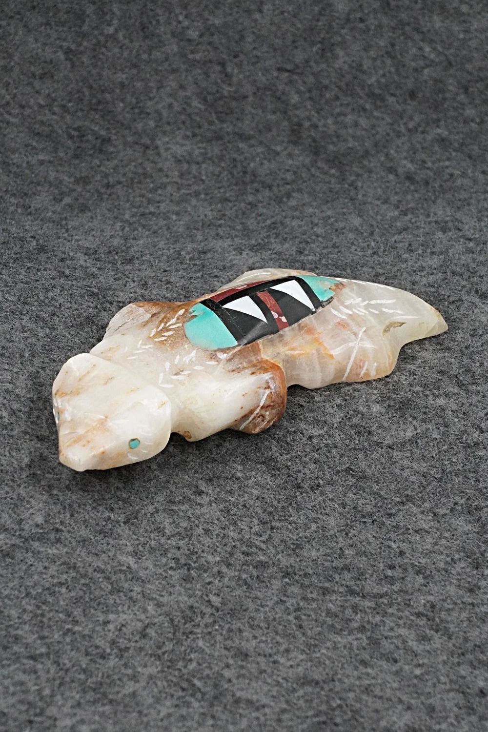 Badger Zuni Fetish Carving - Steven Natachu