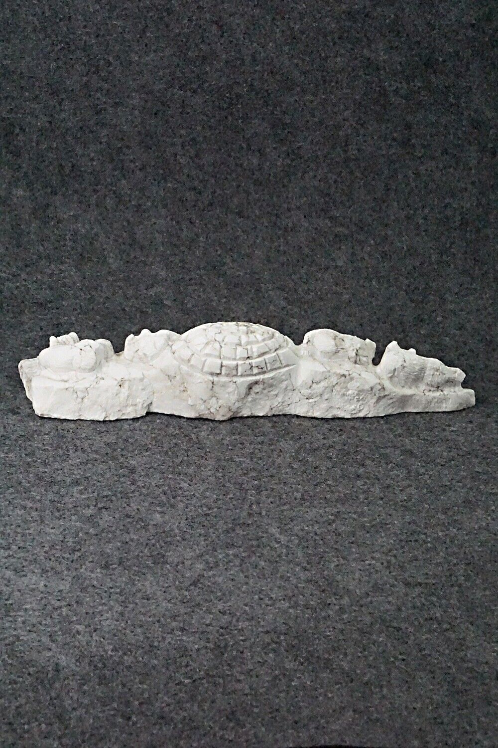 Wolves Zuni Fetish Carving - Chris Peina