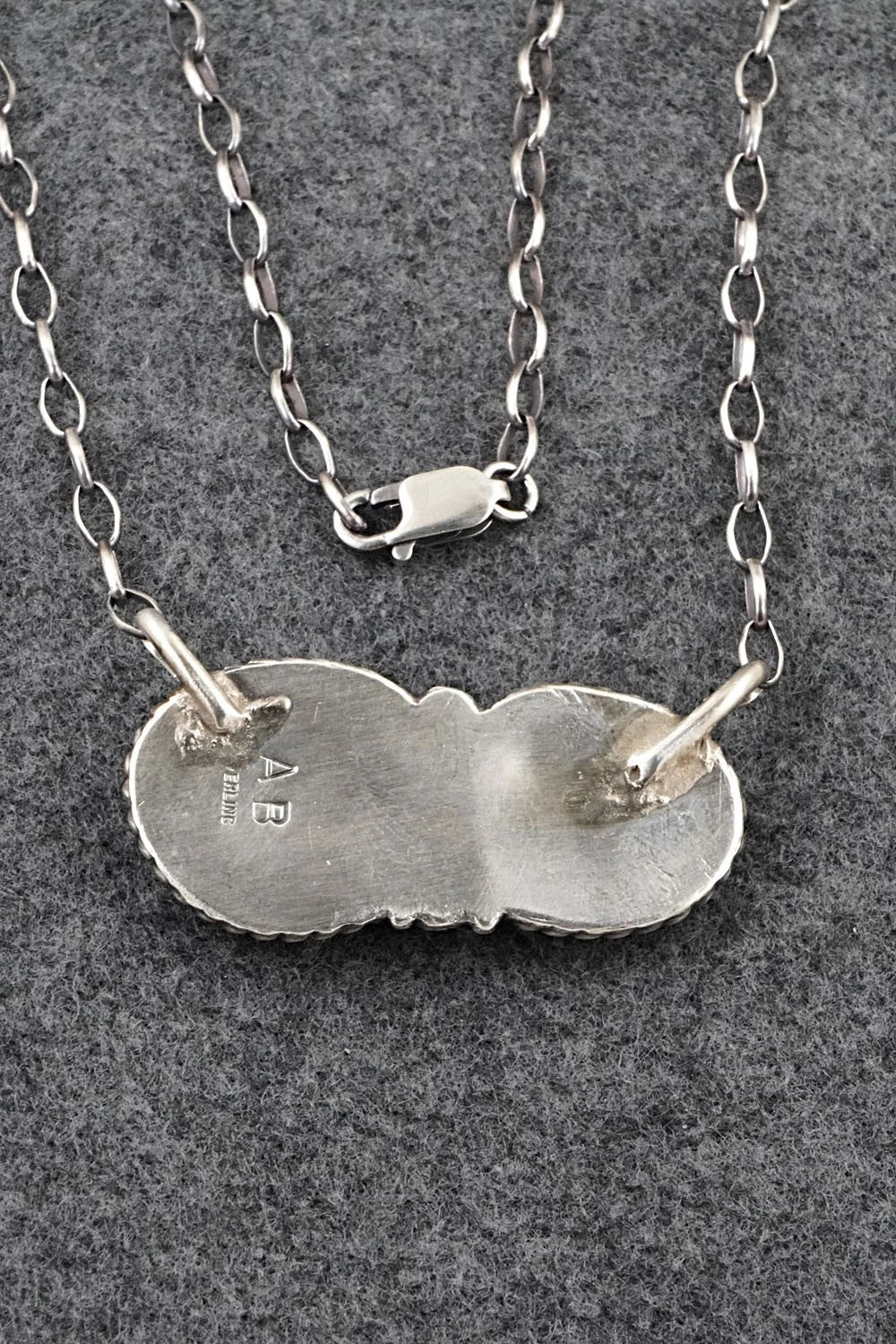 Turquoise & Sterling Silver Necklace - Antwone Brown