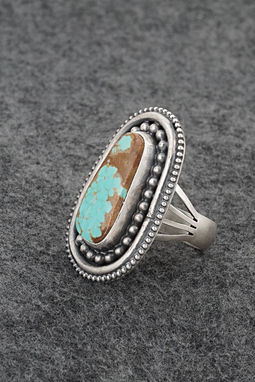 Turquoise & Sterling Silver Ring - Marita Benally - Size 9
