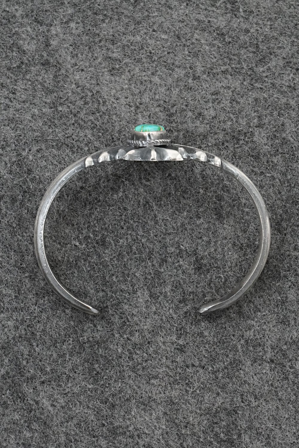 Turquoise & Sterling Silver Bracelet - Harrison Bitsue